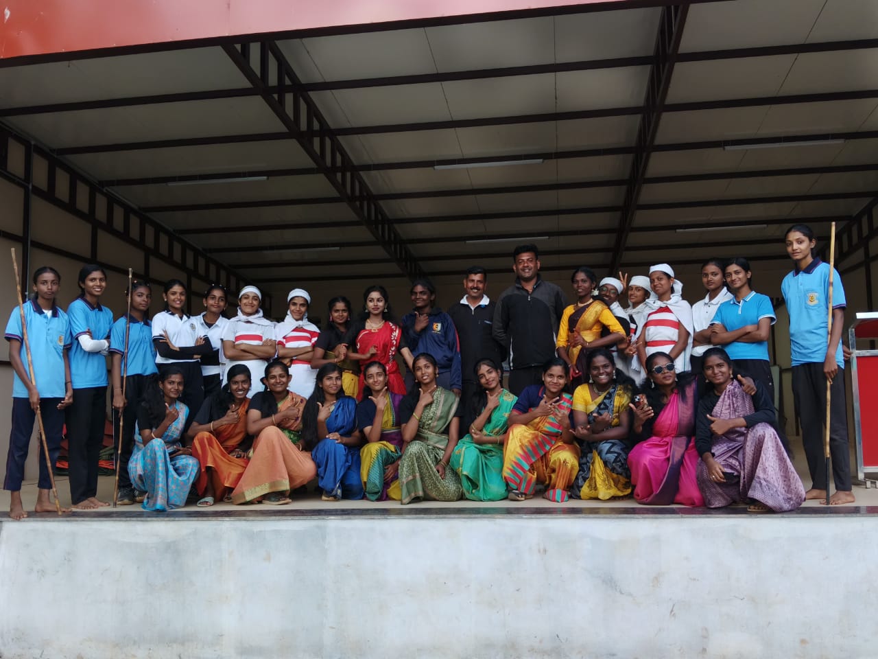 Cadet participating in trekking camp